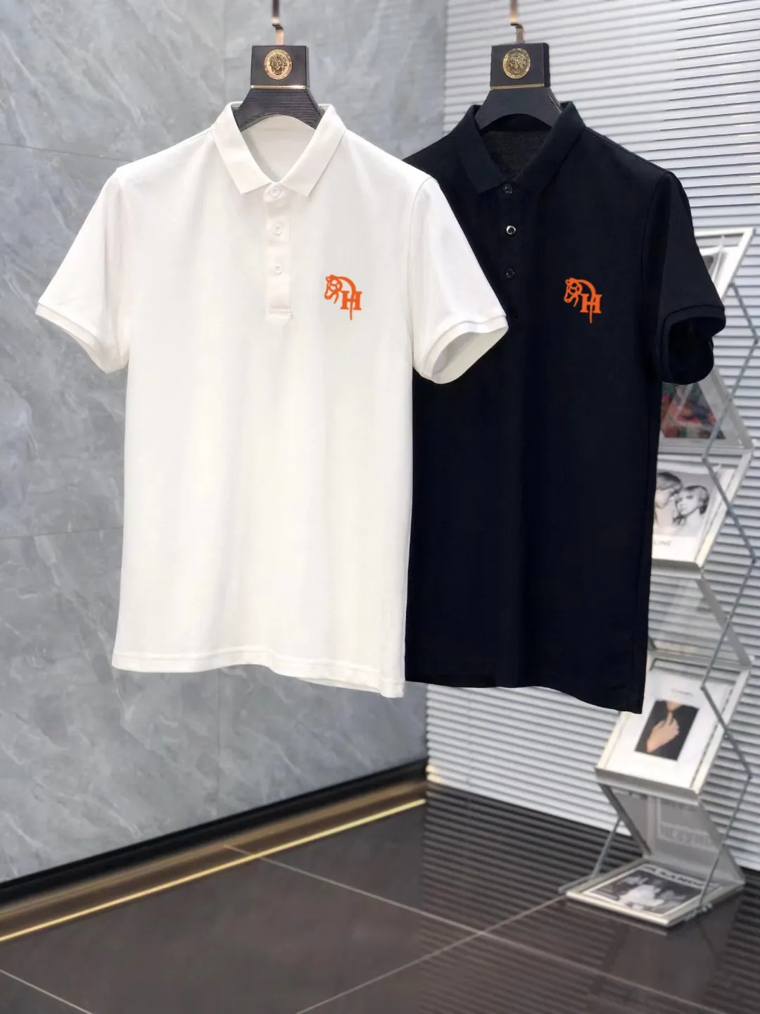 P100 Polo Premium T 、 Breathable logo Versatile ！ Sizes:M-3XL